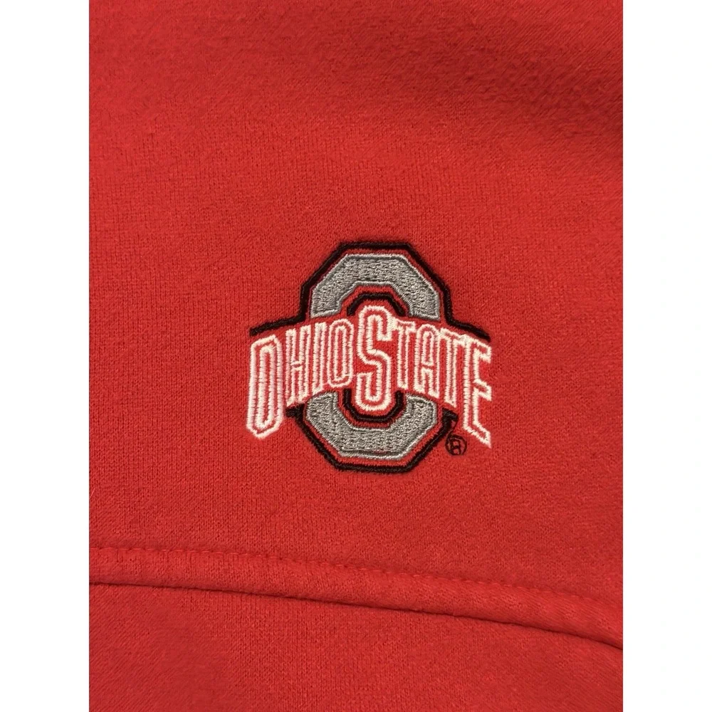 Nike Full Zip Long Sleeve Red Ohio State Sweatshirt Jacket Mens XXL